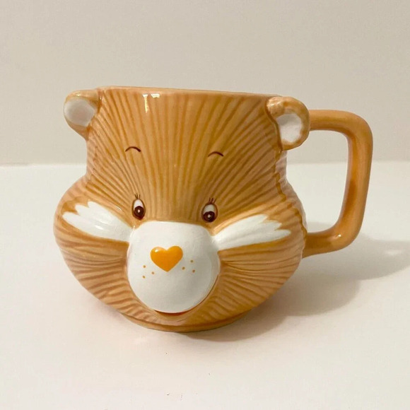 Vintage 1984 Care Bear Mug Friend Bear Ceramic Cup American Greeting Care  Bears - Picture 1 of 12
